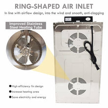 TECHTONGDA 20 Layers Commercial Food Dehydrator Dryer 304 Stainless Steel Silver