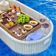 CZCZC Floating Tray Floating Serving Tray Table and Bar, Swimming Pool Floats for Adults for Sandbars, Spas, Bath, and Pool Parties