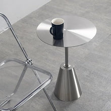 Chicken Couch End Table Tea Table Living Room Bedroom Tea Table Stainless Steel Round Table Creative Personality Mobile Side Table Corner Tables for Living Room(Large)