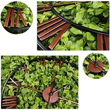 ZYBB Garden Wall Clock, Retro Roman Silent Outdoor Iron Art Ornaments Outdoor Wall Clock