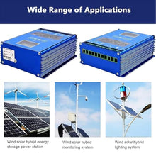 HYZHANHONG 48v, 100W-2000W Wind Solar Hybrid MPPT Charge Controller, Solar Controller Wind Turbine 12V 24V 48V Auto Regulator Home Use Wind Generator Controller with LCD Screen,24V
