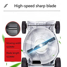 AMYYTL 1500W New Type Corded Electric Lawnmower Small Household New Lawn Mower School Factory Hand Push Multifunction Lawn Mower C u