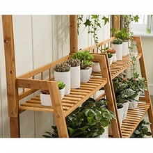 Multi-Layer Flower Stand Plant Table Display Rack Storage Rack Flower Pot Stand Flower Pot Accessories Rack Bookshelf Display Rack Used for Indoor Balcony Living Room (Size : 80cm) ()