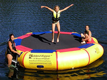Island Hopper 13' Bounce N Splash Padded Water Bouncer Yellow