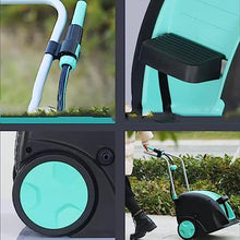 Heavy Duty Water Hose Holder, Garden Hose Cart with 30M/100Ft Hose and Sprayer Nozzle, Particularly Stable, Mobile Hose Reel Holder Trolley with Wheels ，Foot Stepped Winding Hose ,Hose Bracket