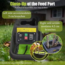 CUTANGELAR Wood Branch Shredder, 2800W Electric Garden Chipper