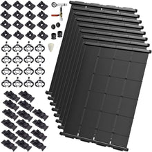 SolarPoolSupply DIY Solar Pool Heater Kit with High-Wind Security & Freeze Resistance, (8) 4'x7.5' Panels