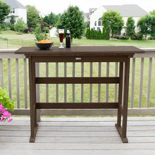highwood Lehigh Bar Height Balcony Table, Weathered Acorn
