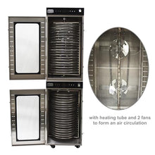 TECHTONGDA Commercial 40 Layers Food Dehydrator Rotary Dryer Stainless Steel