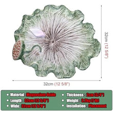 SRJUSV Garden Stepping Stone 5 Pcs Lotus Leaf Garden Path Stones Outdoor Decorative 3D Stepping Stone Patio Yard Ornaments