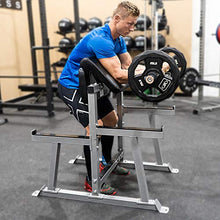 Valor Fitness Standing Preacher Curl Bench Station for Bicep Arm Curling - CB-5 Standing Preacher Curl Station