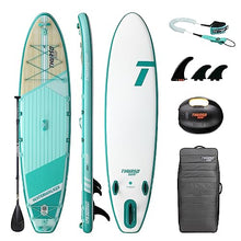 THURSO SURF Inflatable Stand Up Paddle Board All-Around SUP Waterwalker 126 Turquoise