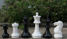 MegaChess 16 Inch Plastic Giant Chess Set with Roll-up Chessboard