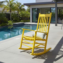 Shine Company Vermont Porch Rockers – Lemon (Set of 2)