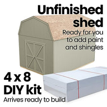Handy Home Products Braymore 10x12 Do-It-Yourself Wooden Storage Shed with Floor Kit- Does not Include Paint or Roofing Shingles