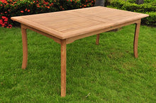 11 PC A Grade Outdoor Patio Teak Dining Furniture Set - 94" Double Extension Rectangle Table & 10 Osawa Chairs (8 Armless, 2 Arm)