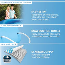 INTEX Easy Set 15 ft x 48in Inflatable Ring Above Ground Pool Set w/Pump
