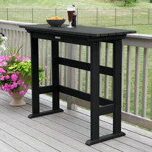 highwood Lehigh Bar Height Balcony Table, Black