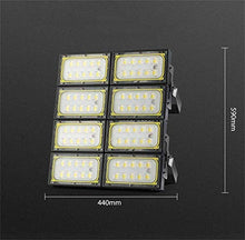 ZGHD Home Floodlight, High Power Super Bright Explosion Proof Spotlight Construction Site Projection Light IP66/65, Rechargeable Work Light (Color:Warm Light, Size:1000W)