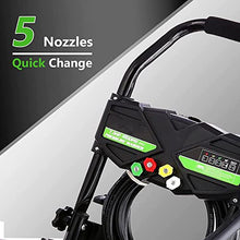 4200PSI Gas Pressure Washer, 2.8GPM Commercial Power Washer Gas Powered, 212cc 7.0 HP Engine,Includes 0.7L Soap Tank,5 QC Nozzles,25’ Hose,Car Wash Machine/Car/Driveway, EPA/CARB/ETLCompliant (Black)