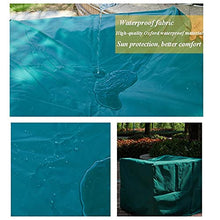 Garden Furniture Covers, Waterproof Patio Table Cover Tear Resistance 420D Oxford Fabric UV Resistant Protective Covers for Table Chair Sofa Outdoor Keep The Furniture Intact (Grey 90 x 90 x 75 cm)