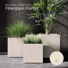 COSAPOTS Reglito Cube Planters for Outdoor Plants, Square Indoor/Outdoor