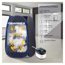 ZDGsrgWRG 4L Portable Folding Personal Steam Sauna Tent Set Remote Control