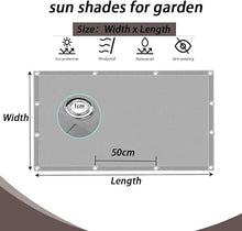 Rectangle Waterproof Sun Shade Sail 18x30 FT Sun Shade Cloth with Grommets,95% UV Blockage Block Fabric Canopy Awning for Outdoor Patio Garden Backyard Carport-Dark Gray