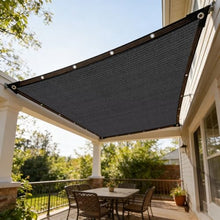 LJTGFHP Sun Shade Sail 16x37 ft Rectangle Black UV Block Sunshade for Backyard Yard Deck Patio Garden Outdoor Activities and Facility