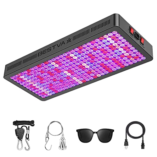 JINHH DC Series 4000W LED Grow Light 5x4ft Covera Upgraded SMD Diodes Aluminum Reflector Full Spectrum Grow Lamps for Greenhouse Hydroponic Higher PPF Indoor Plants Growing Lights