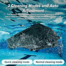 WZUOPG Pool Cleaning Robot Dual Solar Rechargeable Way, Wireless Robot Swimming Cleaner, Skimmer Pool Solo Robot Pool Skimmer
