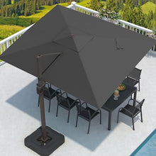 MPL Shade 9' X 12' Cantilever Patio Outdoor Umbrella with Base Included