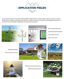 Home Weather Station,Wireless Weather Station,Ws1030,Indoor and Outdoor,Digital Thermometer and Hygrometer,Rainfall,Air Pressure Monitor,Home Garden Weather Forecast