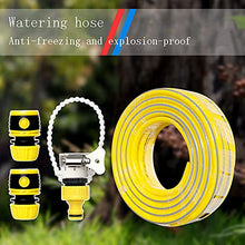 C/H 100M Reinforced PVC Garden Hose Yellow Green