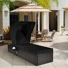 TEOYETTSF Recliner Chair Top Tone Coffee Table Black