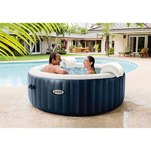 Intex PureSpa Plus Portable Inflatable Hot Tub Navy Blue