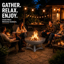 Ohio Flame Liberty 24” Wood Burning Fire Pit Carbon Steel with Hollow Base