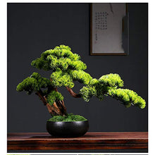 YXIANG56Q Fake Plants Welcome to the Real New Living Room Hotel Home Jewelry Green Plant Pot Potted Soft Root Carving Biser Plant Decoration Ornaments Bonsai Tree(A)