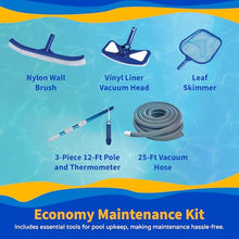 Martinique 27-ft Round 52-in Deep 7-in Top Rail Metal Wall Swimming Pool Package