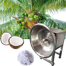 UWYTGF Electric Coconut Grater Scraper Shredder, 304 Stainless Steel Commercial Grade for Efficient Coconut Digging and Extracting, Ideal for Restaurants, Bakeries, and Dessert Shops