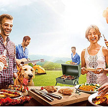 NRFJFOP Portable Outdoor BBQ Grill Patio Camping Picnic Barbecue Stove Suitable for 3-5