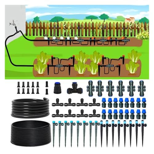 Ship Accessories Drip Irrigation Deluxe Kit - Efficient Automatic Irrigation System for Lawn, Terrace and Flower Bed Irrigation Accessories