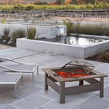 Outdoor Fire Pits,31 Inch Large Bonfire Wood Burning Patio & Backyard Firepit for Outside with Spark Screen,Poker,and Round Fireplace Cover