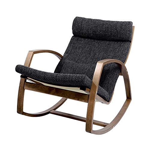 ASDNN Outdoor Garden Recliner Lounge Chair with Removable Cushion Armchairs Birch Padded Seat for Patio backyards，Set of 2 (Color : Blue-b, Size : B)
