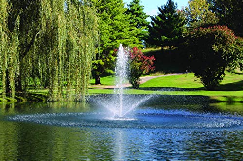Kasco 1HP J Series Aerating Pond Fountain with LED Lights 120V