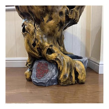 WOAITIANTIAN Vase Stand Indoor Qutdoor Imitation Wood Display Base, Resinous Plant Stand Decorative