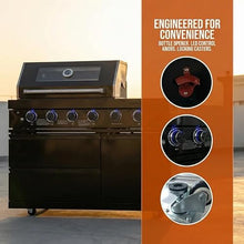 Chery Industrial 46-Inch 4-Burner Outdoor Natural Gas Grill, 72000 BTU