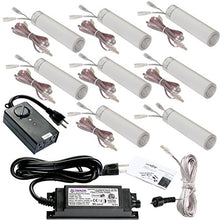 DEKOR Paver Dot LED Lights for Driveway, Pathway, Walkway, 10ft Outdoor Kit