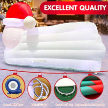 OZIS Giant Christmas Inflatable Santa Claus with LEDs Red