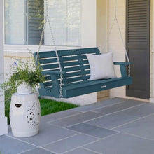 Highwood Weatherly Porch Swing, 4 Feet, Nantucket Blue